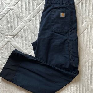 Carhart Men's Navy Cargo Pants. Gorpcore Handyman Construction Worker